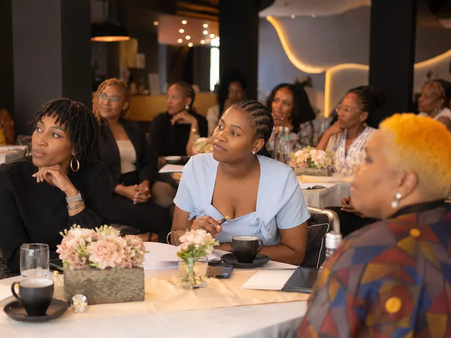 Women sharing in a Gamechangers programme