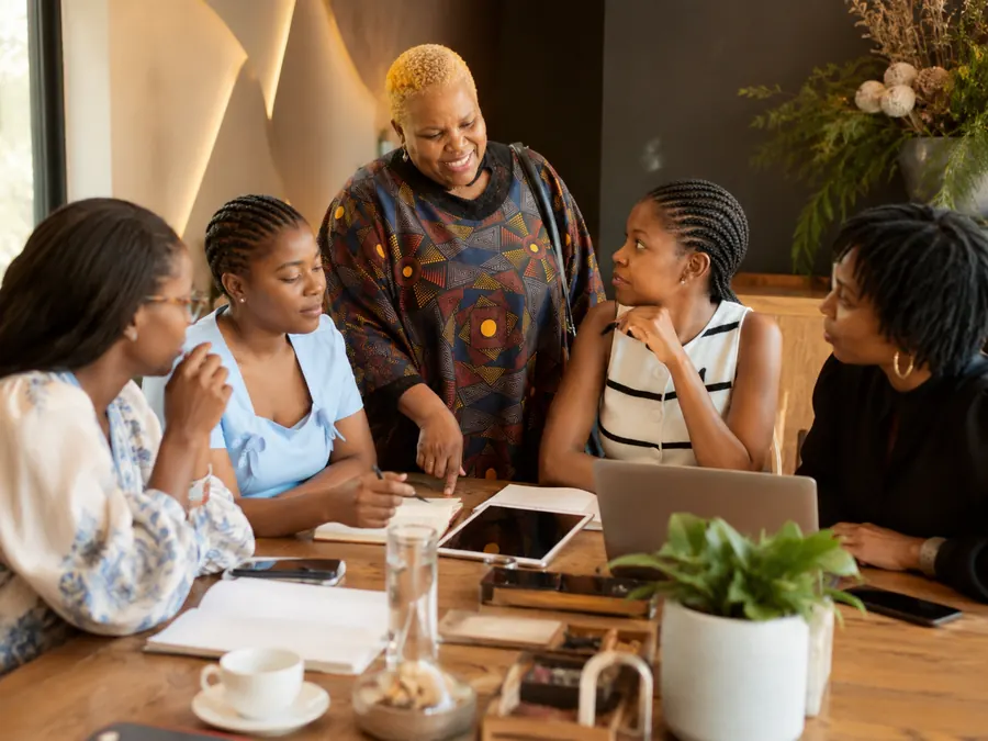 Women sharing in a Gamechangers programme