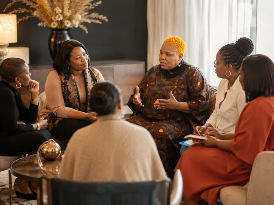 Women sharing in a Gamechangers programme